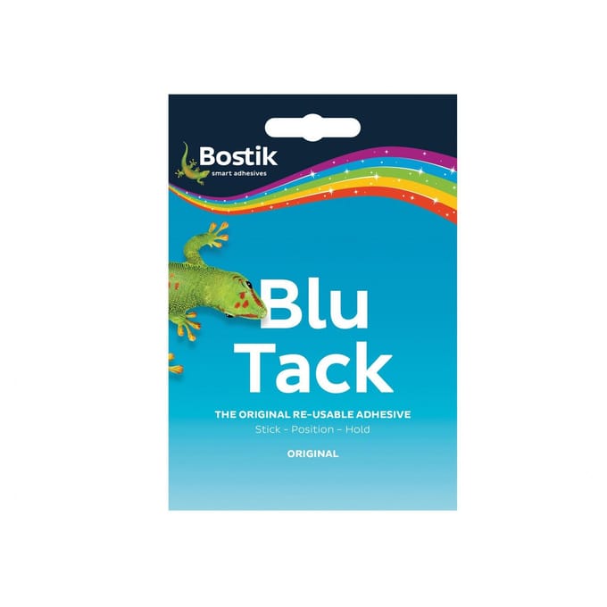 Bostik Blu Tack Blue - tropische kleur van het regenwoud