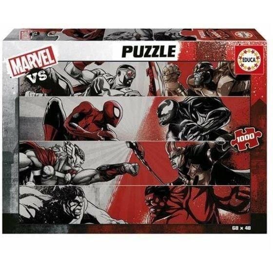 Educa puzzel Marvel VS - 1000 stukjes - legpuzzel superhelden.