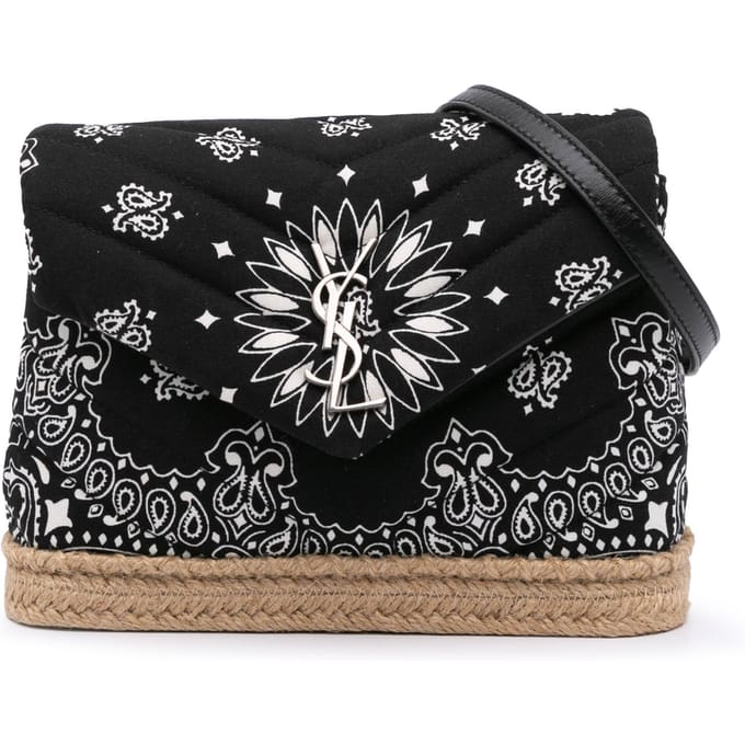 Bandana Print Gequiltte Schoudertas