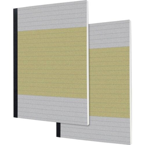 Sigel Quicknote SN100 Notitieboek Gelinieerd Geel 100 vellen DIN A5 2 stuks