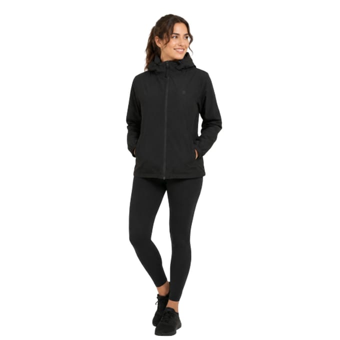 Timberland Waterafstotende, gewatteerde jas voor dames (Zwart)