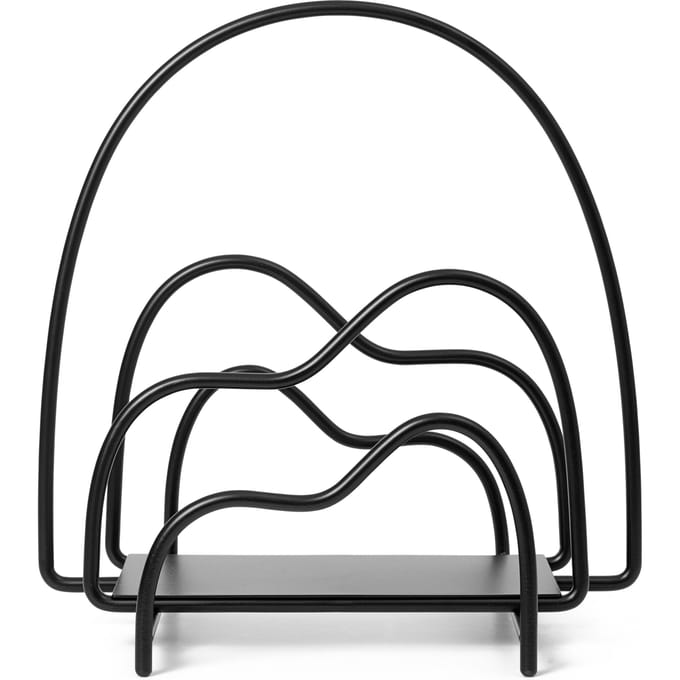 Ferm Living Lithos tijdschrifthouder - zwart