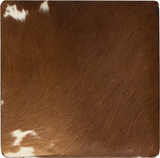 kruk koe bruin wit vierkant 45cm
