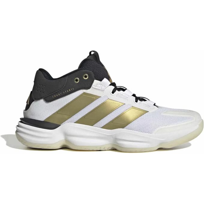 Adidas Performance Court Stabil Indoor Schoenen - Heren - Wit