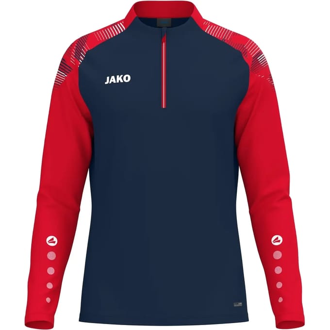 Jako Sonic Ziptop Heren - Marine / Rood | Maat: L