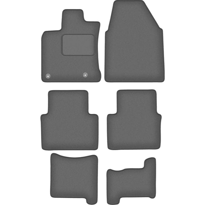 Grafiet automatten voor: Nissan Qashqai +2 crossover (2007-2013)