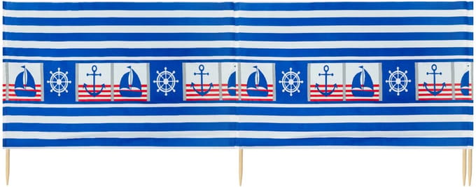 Garronda Strand Windscherm Met Stokken - Windscherm Strand – Windscherm – Camping – LA-EX-Wb-4m