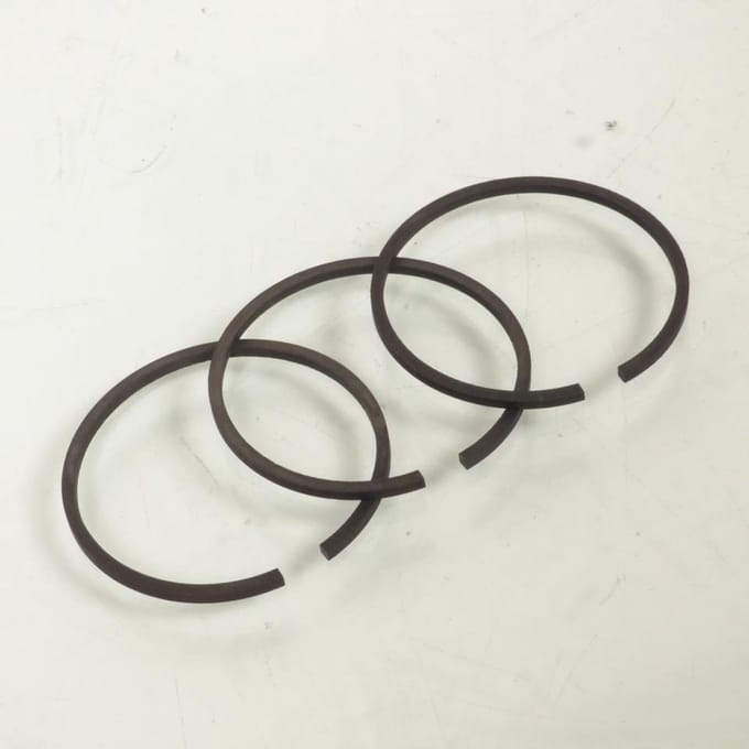 Lot de 3 segments de piston RSM pour Solex 3800 Ø39.5x1.7mm coupe oblique Neuf