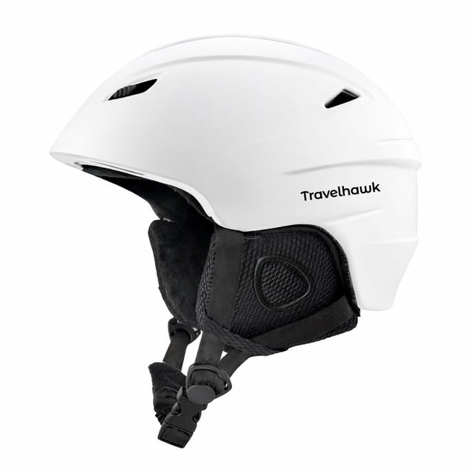 Travelhawk Skihelm - Snowboard Helm - Ski Helm - Unisex - Wit - S