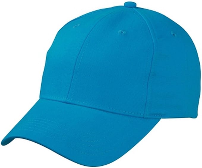 6 panel baseball cap turquoise