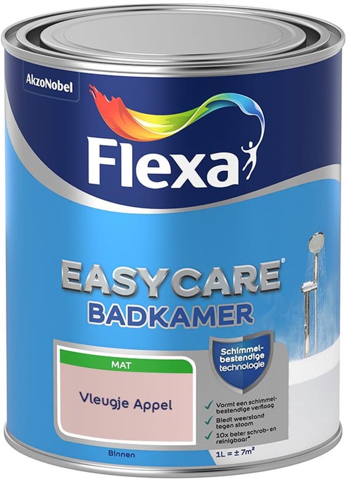 Flexa - Easycare Badkamer - Vleugje Appel - Mengverf - 1 L