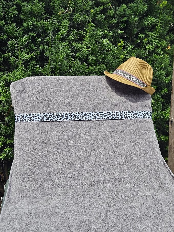 Beach towel strap - Panter White