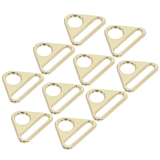 10 stuks Verstelbare Gesp 38 mm Zinklegering Materiaal Multifunctioneel Lichtgewicht Draagbaar Bagage wit