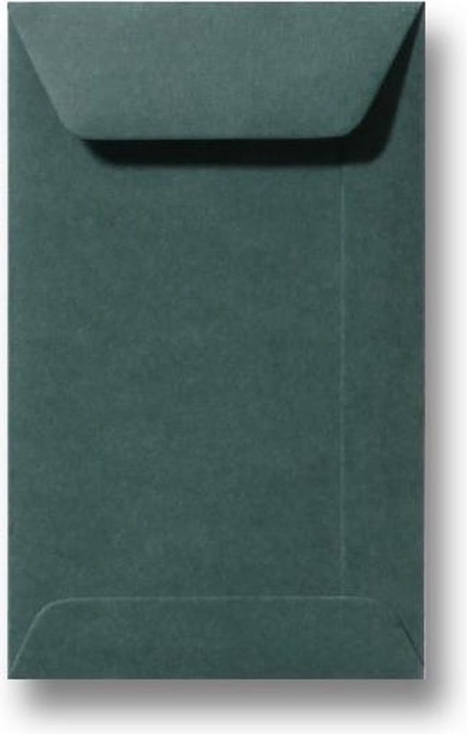Envelop 6,5 X 10,5 Donkergroen, 60 stuks