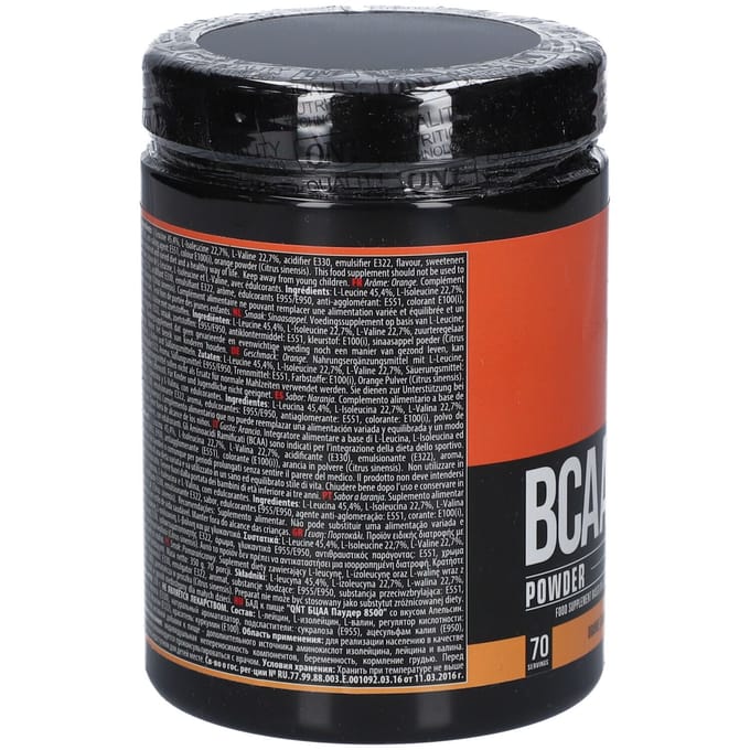 QNT BCAA powder 8500 | 70 servings | sinaasappel smaak