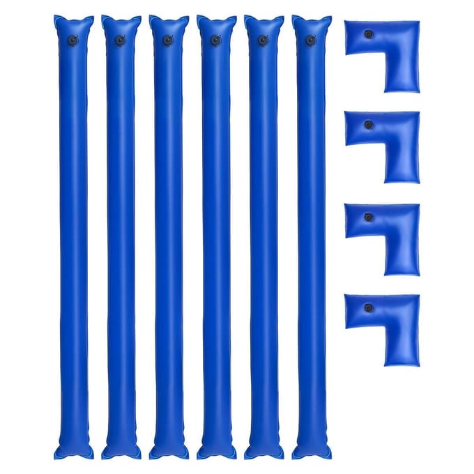 Jauge 26 Pack de 6 Sacs à Eau pour Bâche de Piscine à Chambre Unique de 4 pieds avec Tube d'Angle