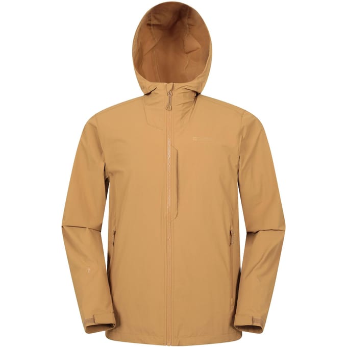 Mountain Warehouse Heren Retreat Verpakbaar Soft Shell Jasje (Tan)