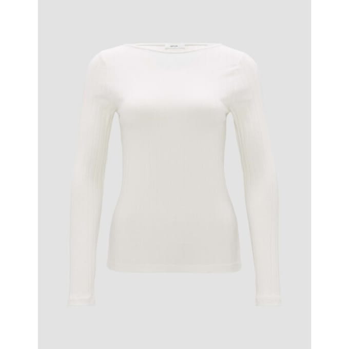 Slim fit shirt met lange mouwen van katoenmix model 'Sovke'