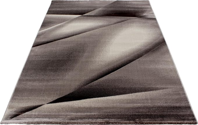 Modern laagpolig vloerkleed Miami - bruin 6590 - 80x150 cm