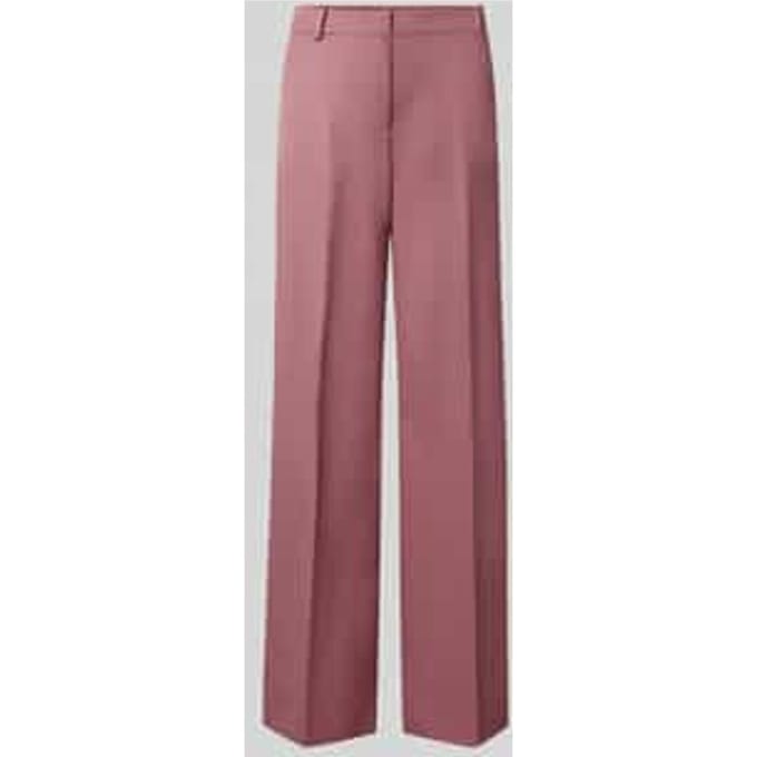 wide fit broek met viscose