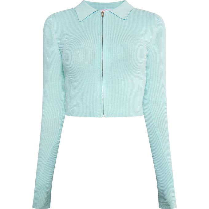 Mymo Kort vest Dames Lagune Munt