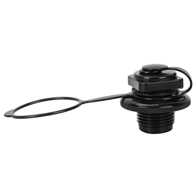 23,9 mm zwarte plastic opblaasbare visboot vervangende luchtklep black