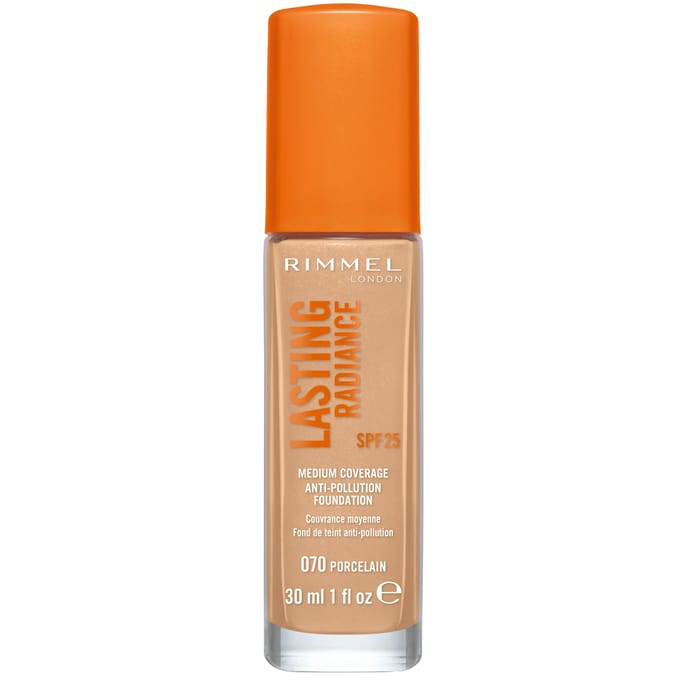 Rimmel Lasting Radiance Foundation SPF 25 070 Porcelain 30 ml