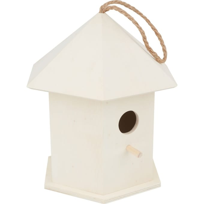 VBS Decoratieve vogelhuisje, zeshoekig