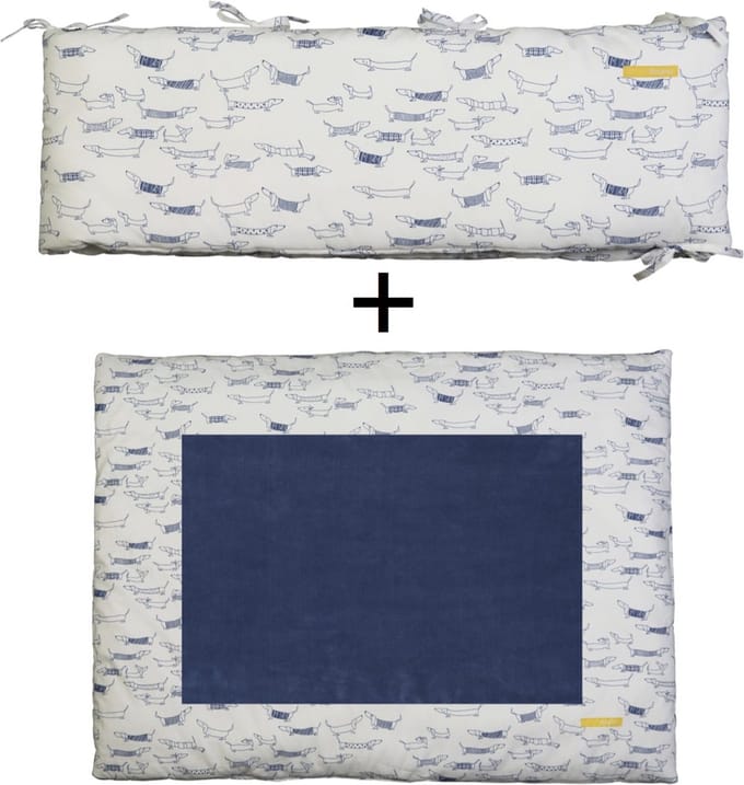 Pericles Dogs - Boxbumper met ligger - Parkomtrek met legger - Textielset voor box / park