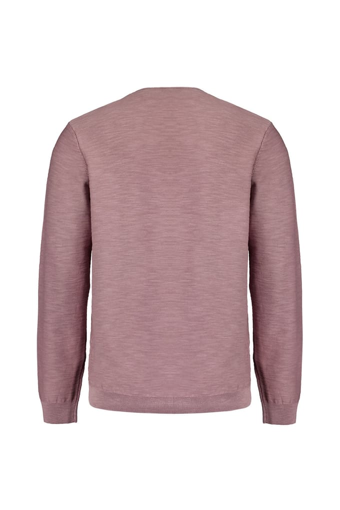 No Excess Pullover Crewneck Garment Dyed + Stone Washed Mauve  3XL
