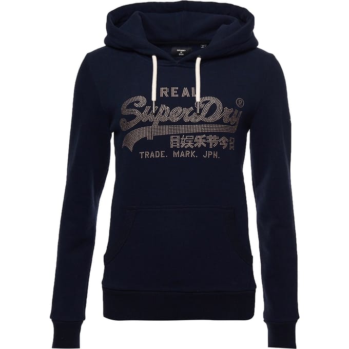 Dames sweatshirt met capuchon Superdry Vintage Bohème