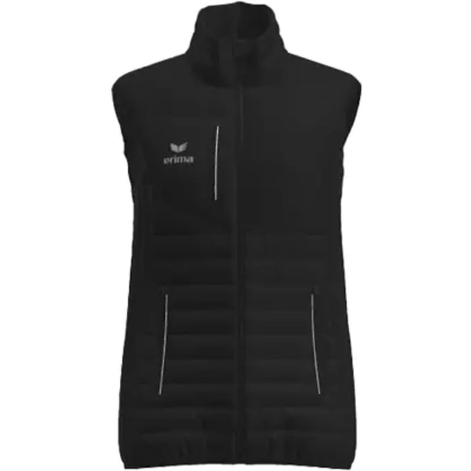 Erima Cmpt Puffer Bodywarmer Dames - Zwart | Maat: 40