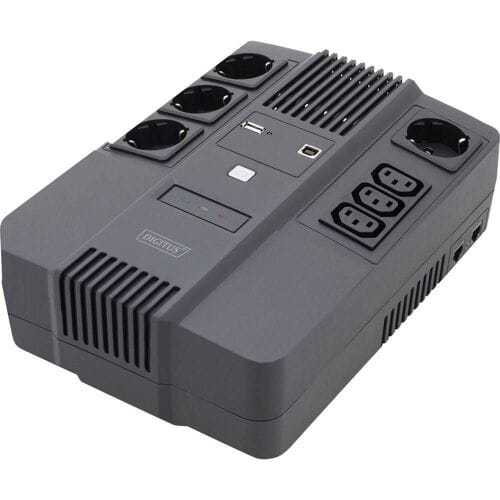 DIGITUS - All-in-One USV, 800VA/480W, LED UPS-systeem 800 VA