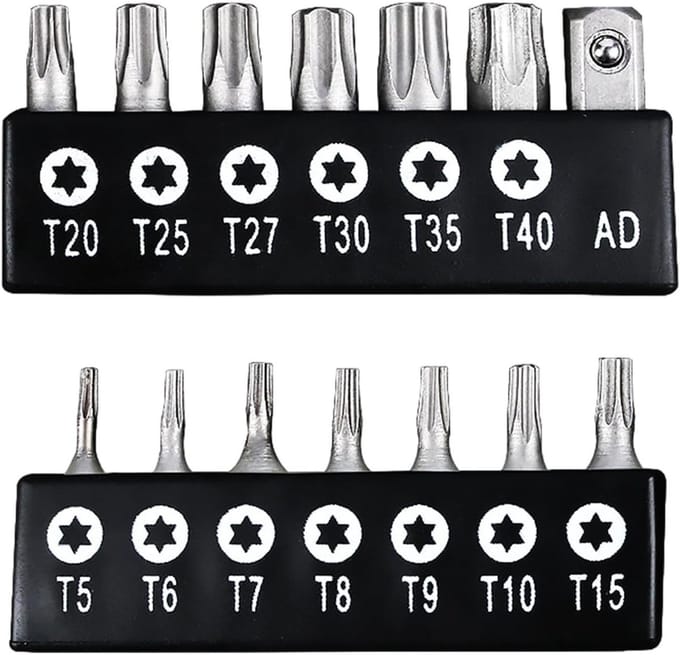 Hex Schroevendraaier Set - Precisie Bits - Klusjes Thuis - Magnetisch Grip Ontwerp - 14 Delig - Staal