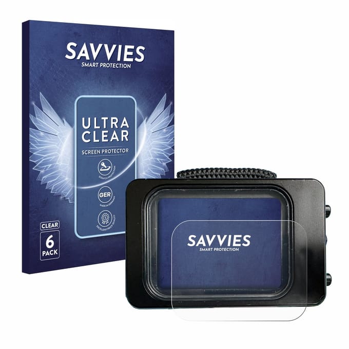 Savvies - Screenprotector voor Divesoft Freedom dive computer - Folie Beschermfolie transparant 6 Stuks
