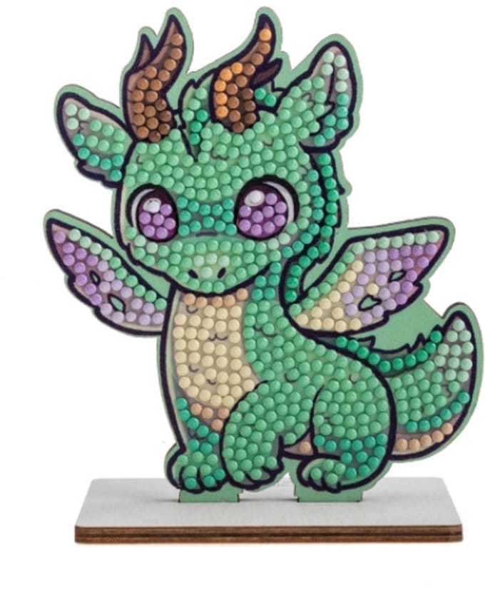 Smoky Dragon - Crystal Art Buddy Kit