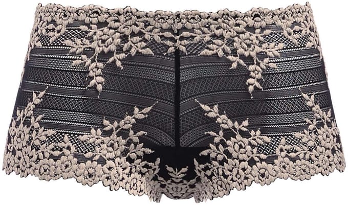 Wacoal EMBRACE LACE- Dames Short- BLACK- Maat S