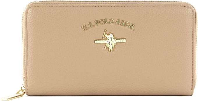 U.S. POLO ASSN. Portemonnee Stanford Zip Around Wallet Beige