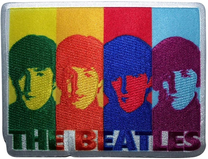 The Beatles - Colour Head Shots Patch - Multicolours