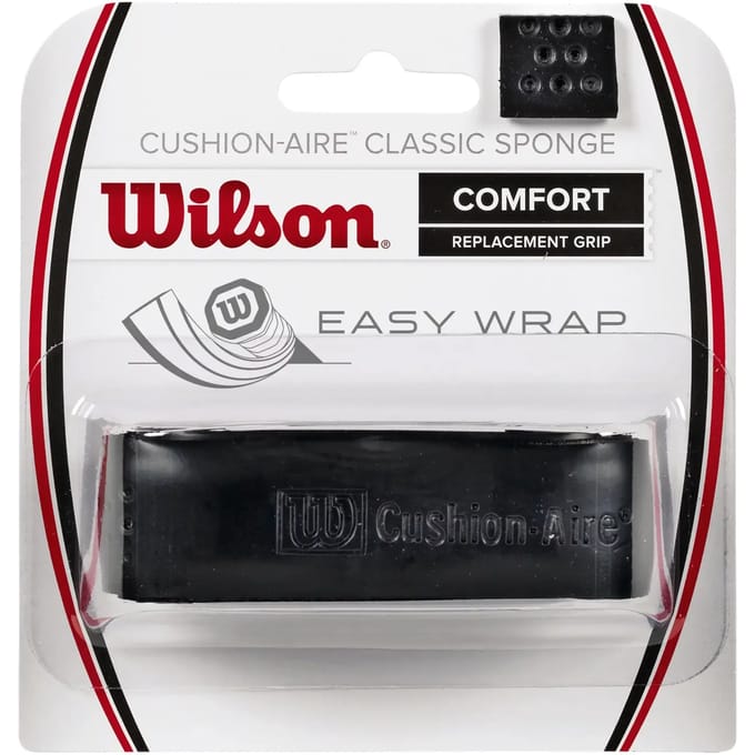 Wilson Cushion-Aire Classic Sponge Tennis/Padel Basisgrip - zwart