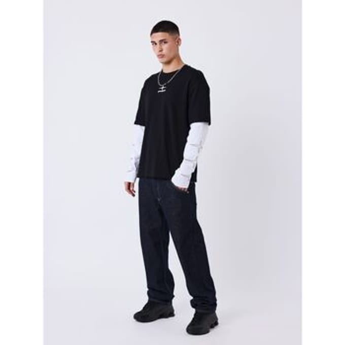 T-shirt met dubbele mouw Project X Paris Tag