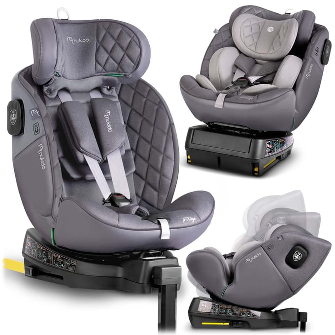 Nukido Prestige Line Autostoel Grijs 0-36kg ISOFIX