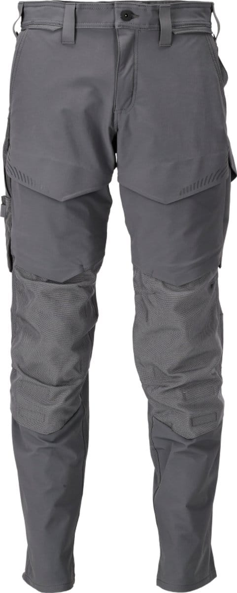 Mascot Customized Broek met kniezakken 22379-311 - steengrijs - C48 - 76