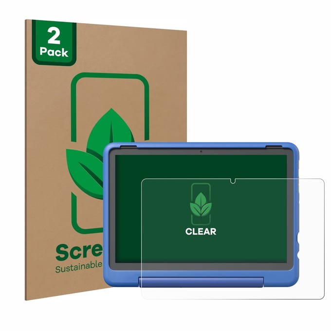 2 Stuks Screenprotector voor Amazon Fire HD 10 Kids Pro 2023 - Hoogwaardige Beschermfolie transparant