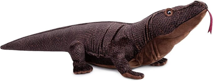 Grote Realistische Hagedis Knuffel - Zachte Bartagaam Pluche Speelgoed 76 cm