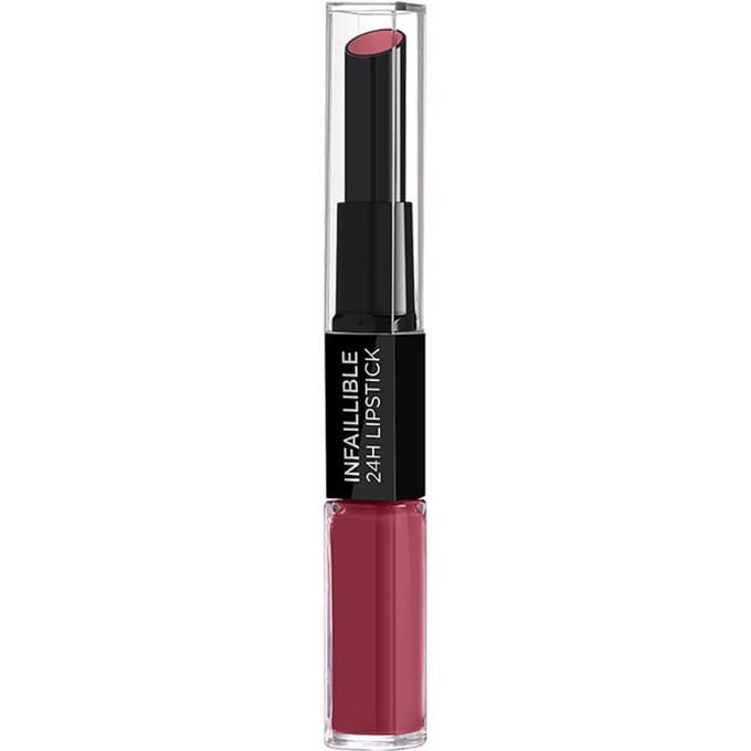 L'Oréal Paris Infaillible 24H Lipstick - Langhoudende 2-staps Lipstick met Vitamine E - 804 Metroproof Rose - Nude- - 5.7ml
