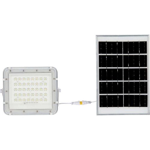 V-TAC VT-40W 7839 LED-schijnwerper, Zonne-energiemodule 6 W Lichtkleur (naam): Koudwit
