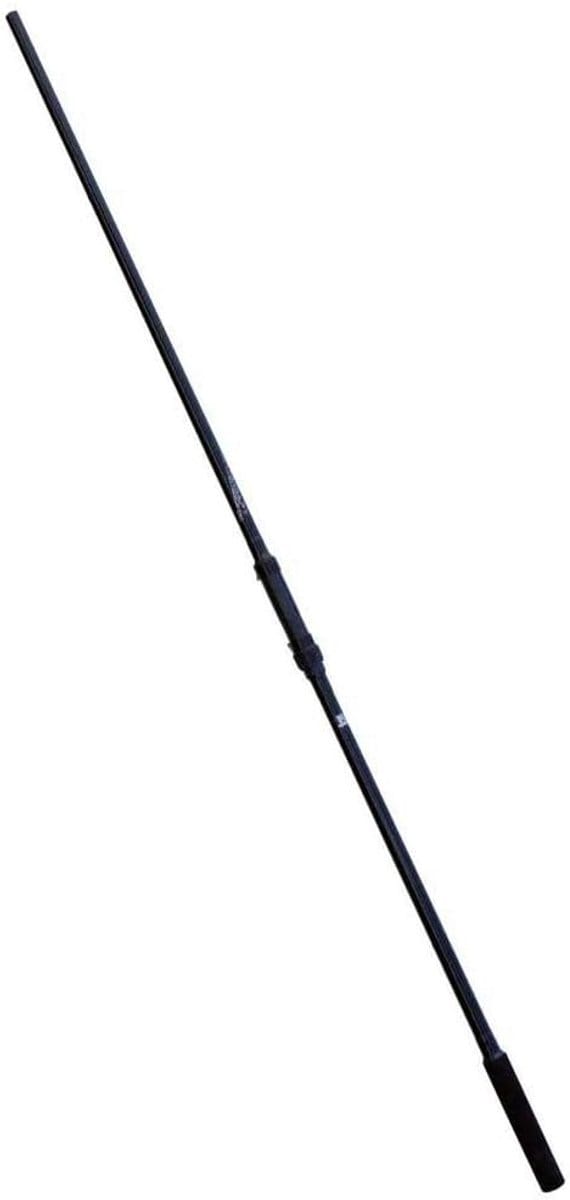 Vishengel Telescopisch - Karperhengel Carbon - Vissen op Karper - Gestructureerd Glasvezel - 3.60 m 3 lbs - Zwart