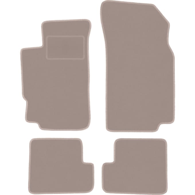 Beige veloursmatten voor: Peugeot 406 coupé (1995-2004)