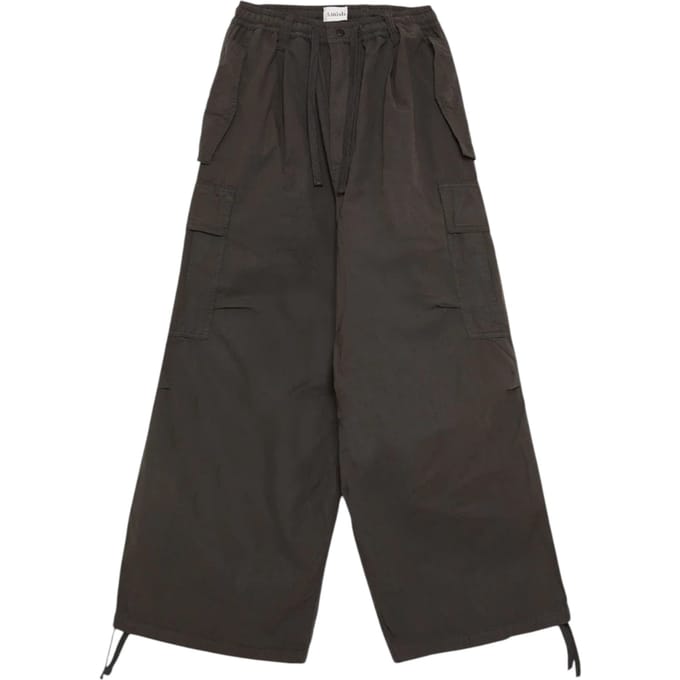 broeken Amish paracargo unisex Amish zware popeline - zwart gewassen